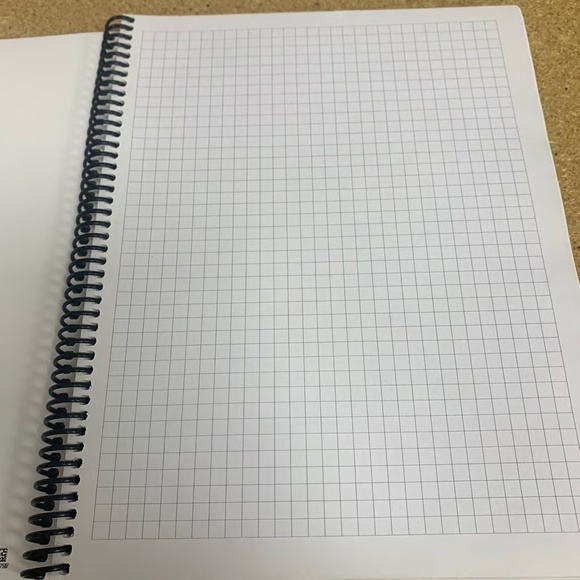Engineering Notebook: Classic Grid Spiral Notebook Quadrille 4 X 4 Quad Ruled - Picture 5 of 5